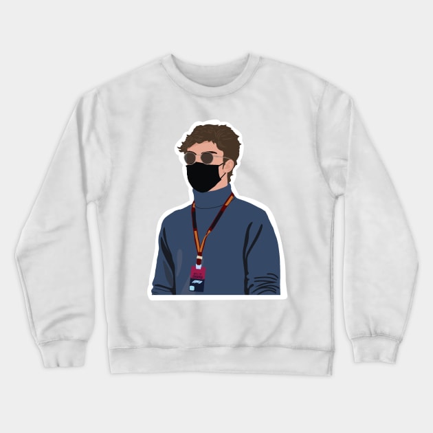 Pierre Gasly at the 2020 German Grand Prix at the Nurburgring Crewneck Sweatshirt by royaldutchness